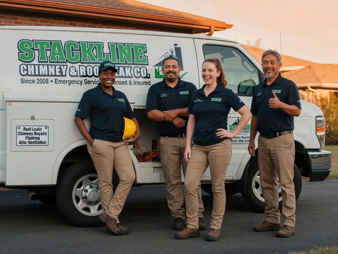 Chimney flashing repair company in Brooks, KY